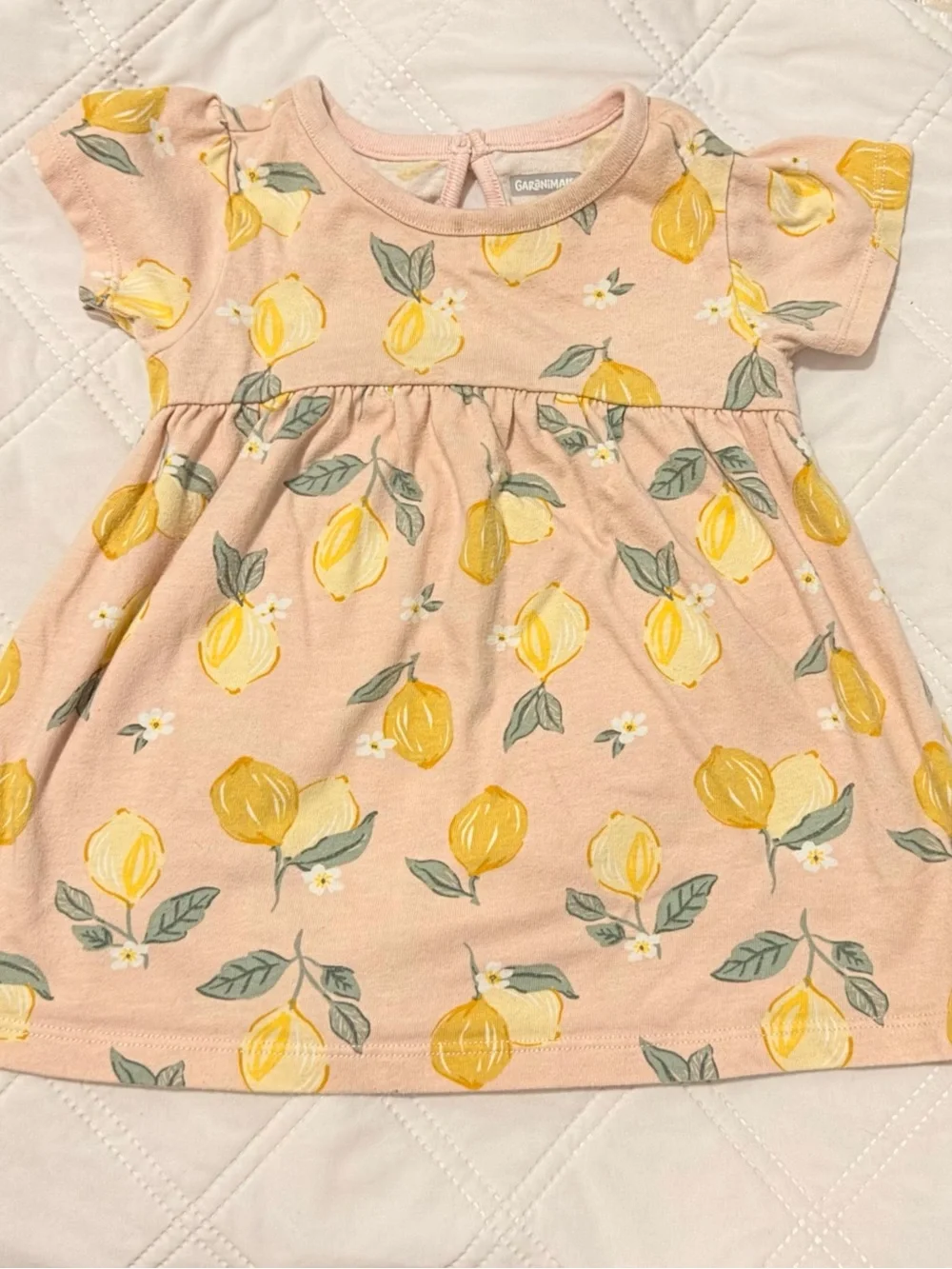 2 Lemon Print Dresses sz. 18 months